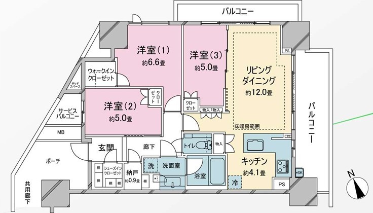シティハウス笹塚レジデンス 2階 その他